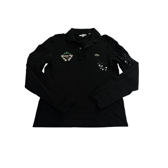 Lacoste x Shadow Hill Shirt in Black - Picture 1 of 4